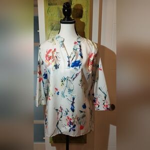 Chic Floral Women's Blouse